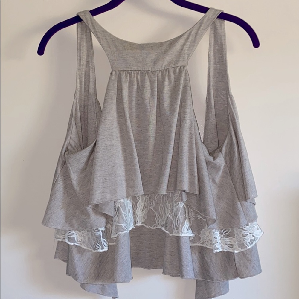 Daytrip Racerback Ruffled Bolero Vest - Picture 3 of 6